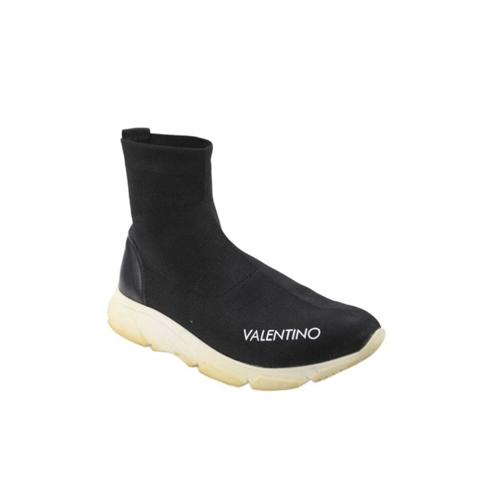 Valentino Womens Stretch Slip On Ankle Boots Black Size 7.5
